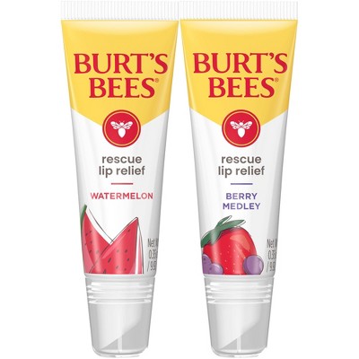 Burt's Bees Rescue Relief Watermelon + Berry Medley Lip Balm - 0.7oz