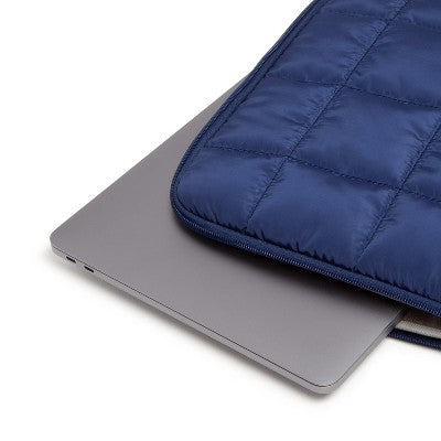 U Brands 15"x10.5" Nylon Puffer Laptop Pouch Storm