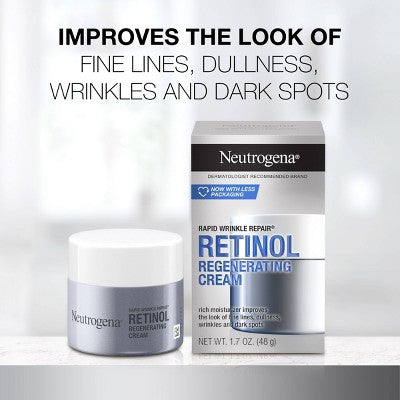Neutrogena Rapid Wrinkle Repair Retinol Face Moisturizer with Hyaluronic Acid - 1.7 oz