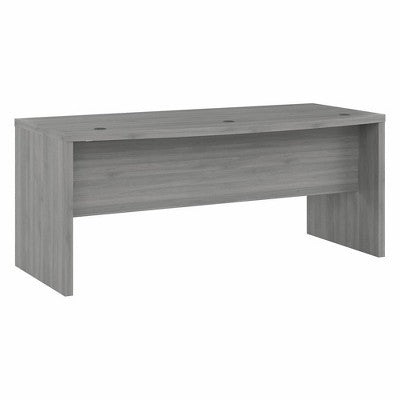 Bush Business Furniture, Echo 72W Bow Front Desk in Modern Gray (LOCAL PICKUP ONLY)
