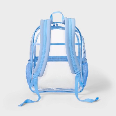 16.25" Clear Backpack - All In Motion Light Blue