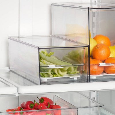 Small Ventilated Fridge Drawer Storage - Brightroom