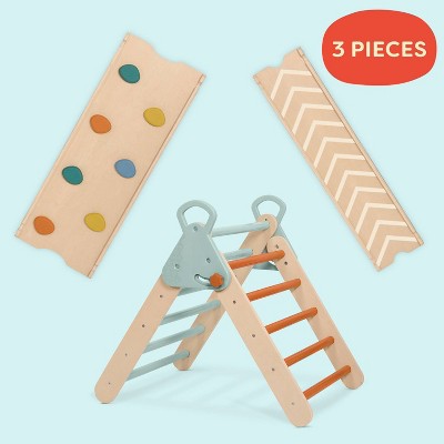 B. toys WonderClimber - 3pc Wooden Triangle Climber (LOCAL PICKUP ONLY)