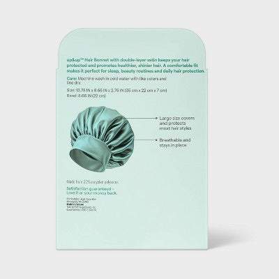Up&Up Satin Sleep Hair Bonnet - up&up