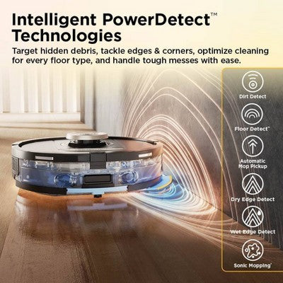 Shark PowerDetect 2-in-1 ThermaCharged Robot Vacuum & Mop RV2910XE 10" Cleaning Path Black (LOCAL PICKUP ONLY)