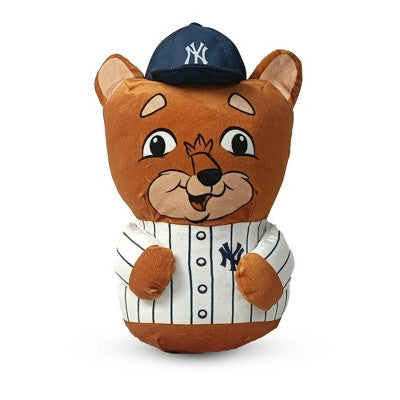 MLB New York Yankees Mascot Silk Touch Throw Blanket and 11" Plush