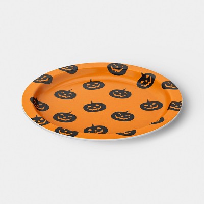 10.5" Halloween Pumpkins Melamine Dinner Plate - Hyde and EEK! Boutique