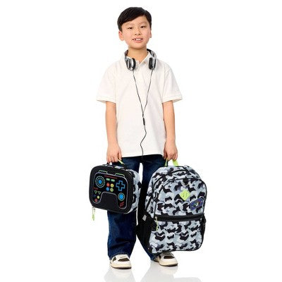 Locker Club Backpack Set with Lunch Box and Headphones - Camo