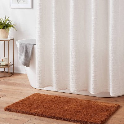 24"x40" Spa Plush Bath Rug Caramel - Threshold