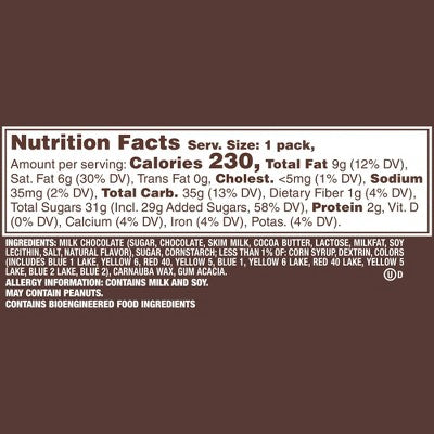 M&M's Single Milk Chocolate Candy - 1.69oz