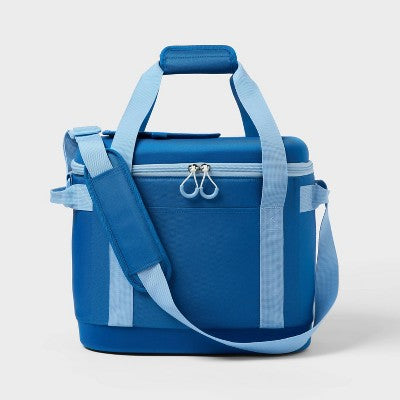 24 Cans/20.7qt Soft Sided Cooler - Sun Squad Blue