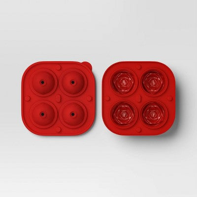 Rose Ice Cube Mold Red - Threshold