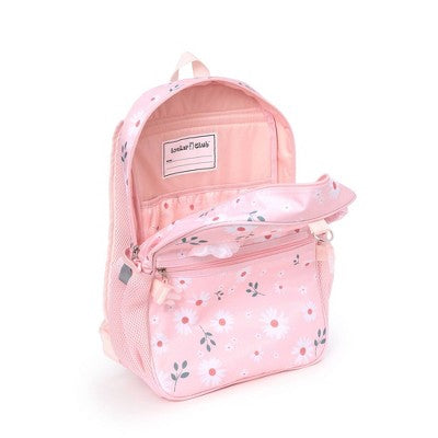 Locker Club Backpack Set with Lunch Box and Headphones - Flower