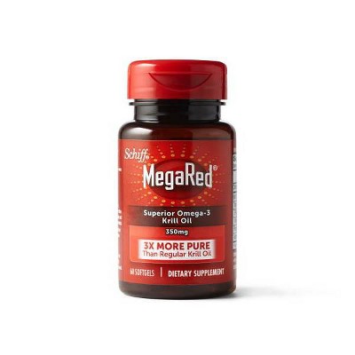 MegaRed Omega-3 Krill Oil Dietary Supplement Softgels - 60ct