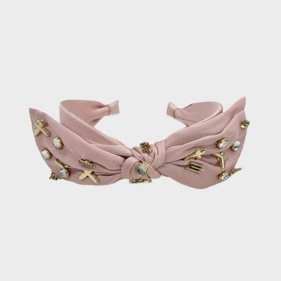 Adult Wicked Bow Headband - Pink