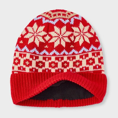 Men's Cable Beanies - Goodfellow & Co Red One Size Fits Most