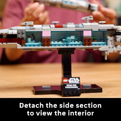 LEGO Star Wars Home One Starcruiser Buildable Spaceship Toy Model Kit 75405
