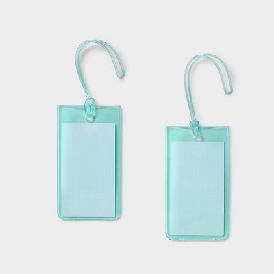 Jelly Luggage Tag Sage Green - Open Story?