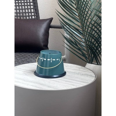 Patio Essentials Mosquito Diecut Candle Dark Green