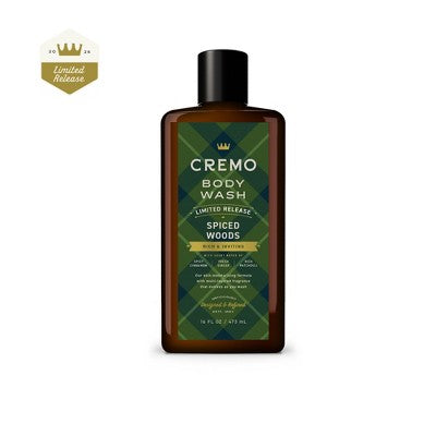 Cremo Body Wash - Spiced Woods - 16 fl oz
