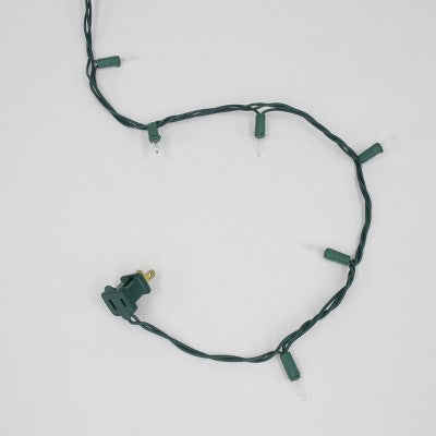 Philips 200ct Heavy Duty Incandescent Indoor/Outdoor Miniature String Lights Clear with Green Wire and Remains Lit Technology