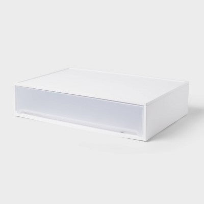 Modern Wide Underbed Drawer White 1pc - Brightroom (LOCAL PICKUP ONLY)