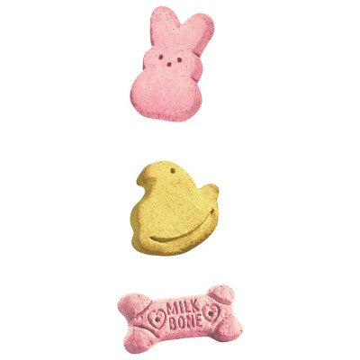 Milk-Bone Peeps Easter Pail Marshmallow Flavor Crunchy Dog Treats - 22oz