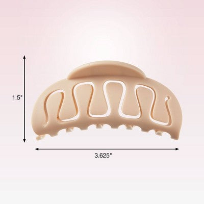 scunci Flexible Claw Clip - Neutral - All Hair
