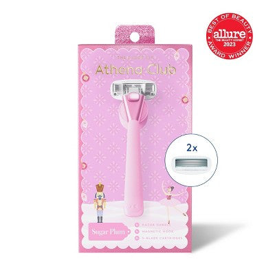 Athena Club 5-Blade Women's Sugar Plum Razor Kit