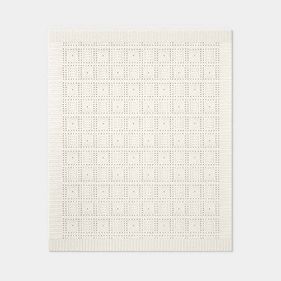 Knit Throw Blanket Ivory - Threshold