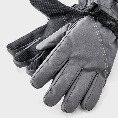 Kids' Ski Glove - All In Motion Gray 8-14