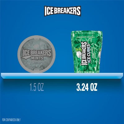 Ice Breakers Ice Cubes Spearmint Sugar Free Gum - 40ct