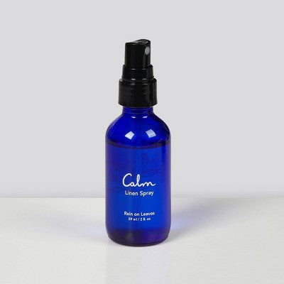 Calm Mist Aromatherapy Linen Sprays Rain on Leaves