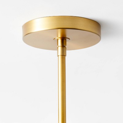 6-Light Ceiling Chandelier Brass - Threshold designed with Studio McGee (LOCAL PICKUP ONLY)