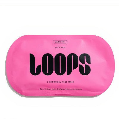 LOOPS Glow Gang Facial Mask - 3ct/1.18oz