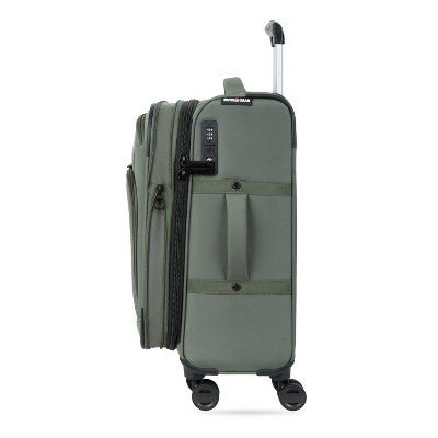 SWISSGEAR Zurich Softside Carry On Spinner Suitcase - Green (LOCAL PICKUP ONLY)