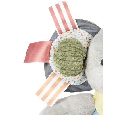 Skip Hop Bandana Buddies Soft Textured Baby Activity & Teething Toy, 0+ - Elephant: Baby Learning, Animal Focus