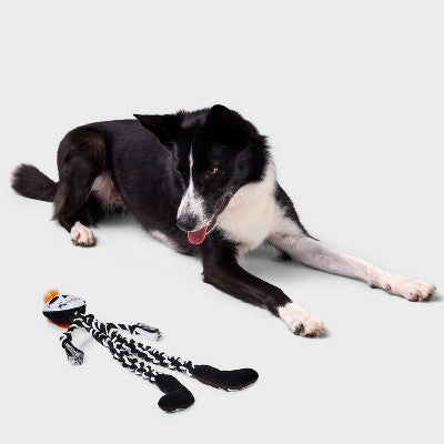 23" Skeleton Dog Rope Plush Toy - Boots & Barkley
