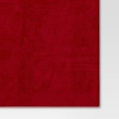 Plush Throw Blanket Faux Shearling Reverse Red - Threshold (LOCAL PICKUP ONLY)