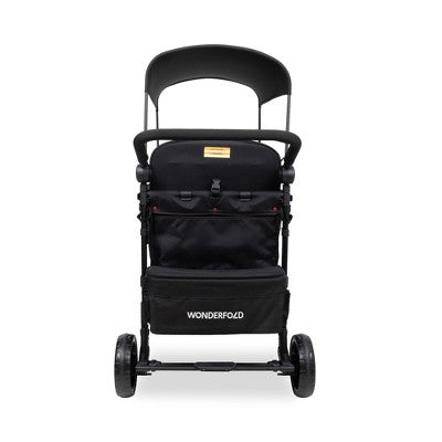 WONDERFOLD W4 Elite Wagon Black with Red Stitching & Snack Tray - Black (LOCAL PICKUP ONLY)