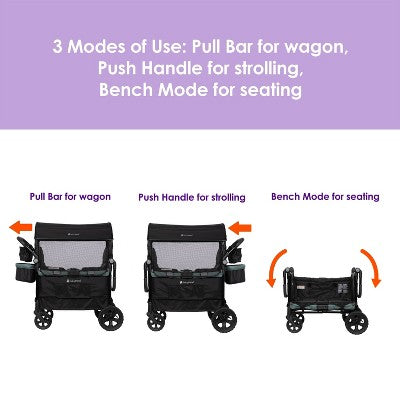 Baby Trend Quest PLUS 3-in-1 Stroller Wagon - Madrid Green (LOCAL PICKUP ONLY)