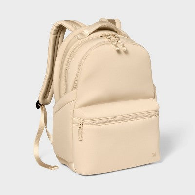 14L Faux Neoprene Backpack - All In Motion Cream
