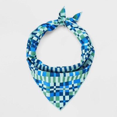 Geo Check Dog Bandana - Boots & Barkley One Size Fits Most