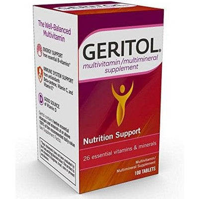 Geritol Multivitamin Nutritional Support Tablets - 100 Count