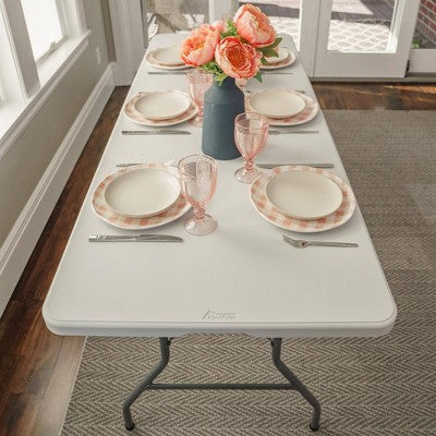 Peakform 6' Folding Banquet Table Off White (LOCAL PICKUP ONLY)