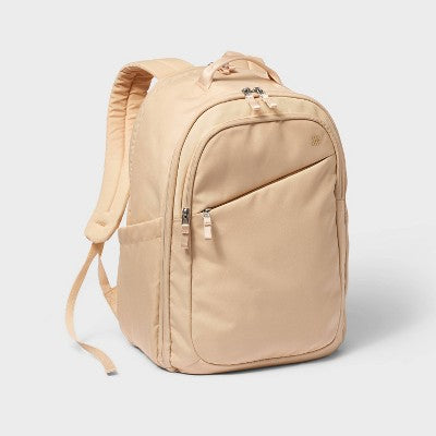Everyday to Travel Backpack - All In Motion Cream: Water-Resistant, Fits 17" Laptop, Softside Design