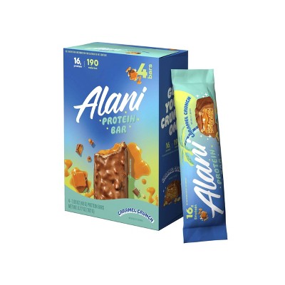 Alani Protein Bars Caramel Crunch - 4ct/6.77oz