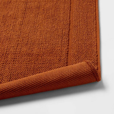 21"x34" Spa Plush Bath Mat Caramel - Threshold