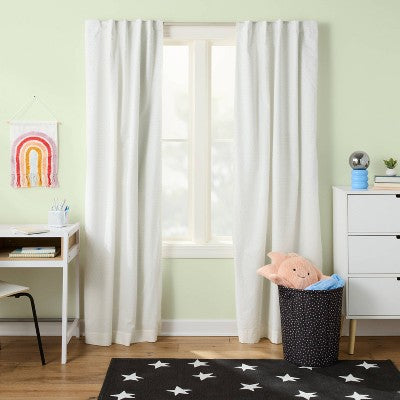 Star Floor Kids' Storage Bin Black - Pillowfort