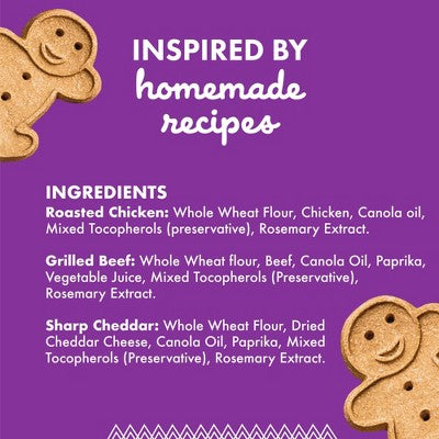Buddy Biscuits Crunchy Assorted Flavors with Beef, Chicken and Cheese Biscuit Dog Treats - 16oz